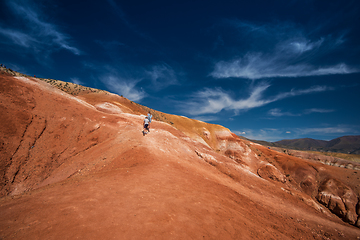 Image showing Valley of Mars landscapes