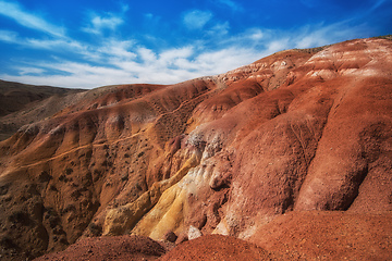 Image showing Valley of Mars landscapes