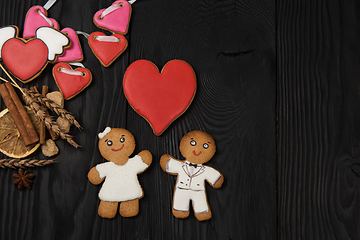 Image showing Gingerbreads for Valentines Day