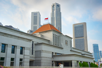 Image showing Parliament building of Singapore