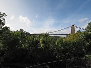 Image showing Clifton Suspension Bridge in Bristol