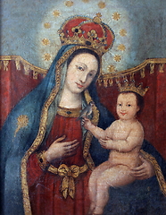 Image showing Blessed Virgin Mary with baby Jesus