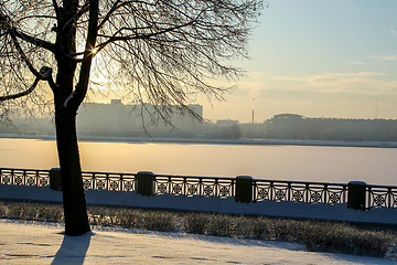 Image showing View of Riga in winter season.