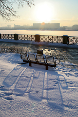 Image showing View of Riga in winter season.