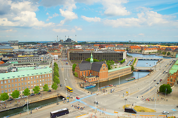 Image showing Skyline Copenhagen Old Town. Denmark