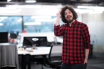 Image showing Portrait of smiling male software developer