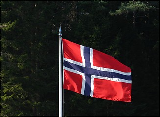 Image showing Norwegian national flag