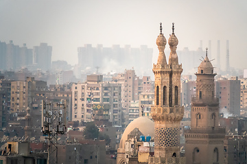 Image showing mosque minaret in Cairo Egypt