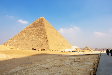 Image showing Pyramids at Giza Cairo Egypt