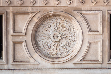 Image showing decoration ornament at the Cathedral Milano Italy