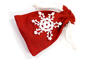 Image showing red gift bag