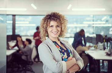 Image showing portrait of young female software developer