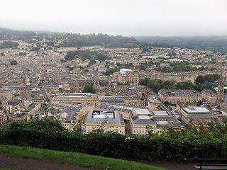 Image showing Aerial view of Bath