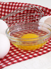 Image showing Preparing an Egg