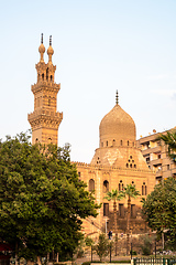 Image showing The Aqsunqur mosque in Cairo Egypt