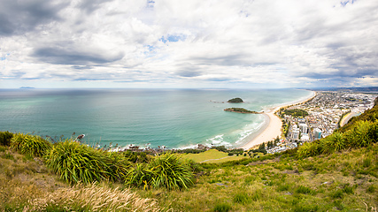 Image showing Bay Of Plenty view from Mount Maunganui