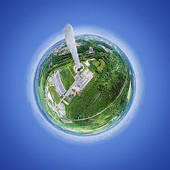 Image showing little planet at Rottweil Germany
