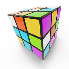 Image showing rubik\'s cube puzzle solution symbol