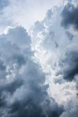 Image showing bad weather storm clouds