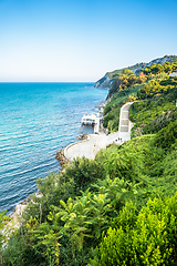 Image showing view to the sea at Ancona, Italy