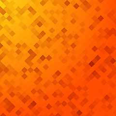 Image showing orange pixel background