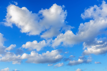 Image showing blue sky with clouds