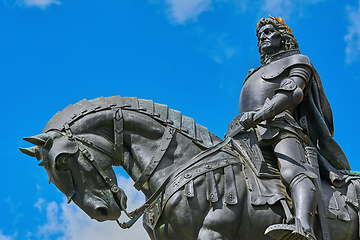 Image showing King Matthias Corvin Statue