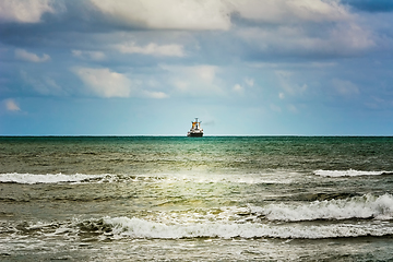 Image showing Waves on the Sea