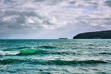 Image showing Waves on the Sea