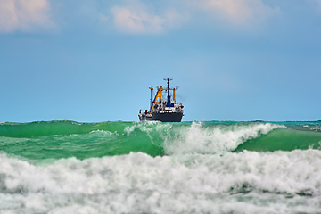 Image showing Waves on the Sea