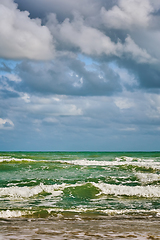 Image showing Waves on the Sea