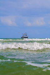 Image showing Waves on the Sea