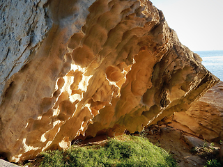 Image showing Cliffs by the sea.