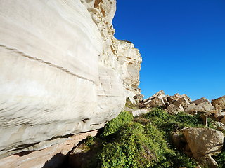 Image showing Cliffs by the sea.