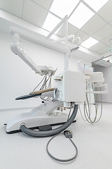 Image showing Interior of dental surgery room with special equipment