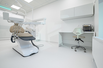 Image showing Interior of dentistry medical office, special equipment