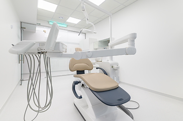 Image showing Interior of dental surgery room with special equipment