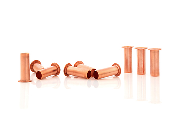 Image showing Copper Inserts for Compression Fittings