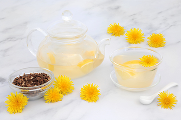 Image showing Immune Boosting Dandelion and Lemon Tea