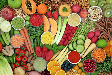 Image showing Large Collection of the Worlds Healthiest Foods 