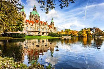 Image showing The Hannover City New Town Hall