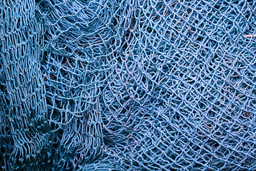 Image showing Fishing net background