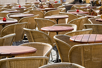 Image showing Sidewalk cafe