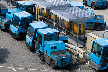 Image showing Aircraft Baggage and Cargo Handling Tractors