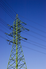 Image showing High voltage electric line