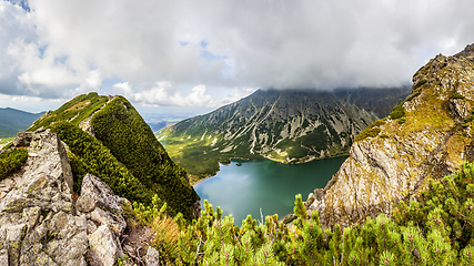 Image showing View from Krab in Tatra Mountains, Poland, Europe.