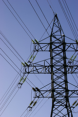 Image showing High voltage electric line
