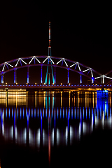 Image showing Riga Railway bridge