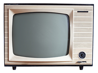 Image showing Old Russian TV set