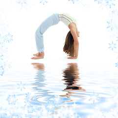 Image showing urdhva dhanurasana upward bow pose